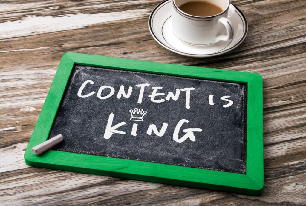 content is king blackboard